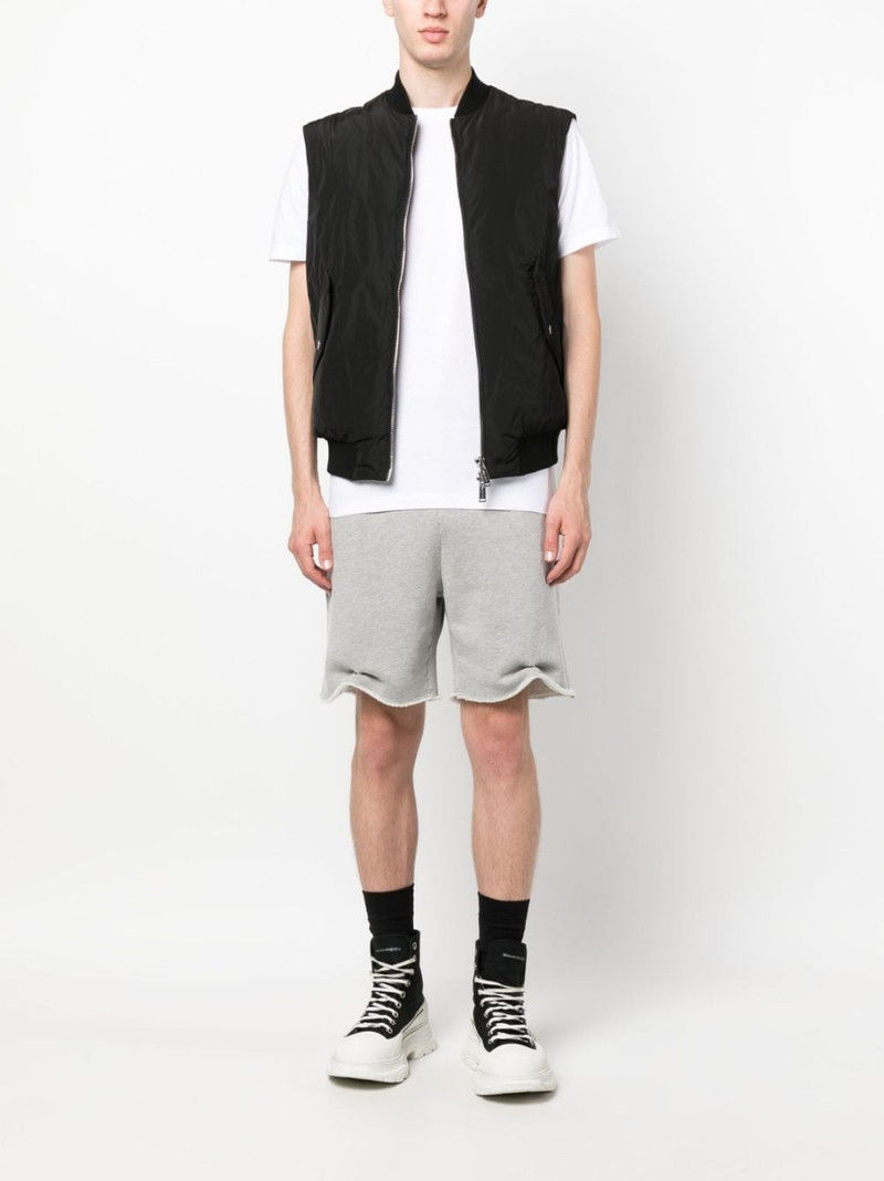 DSQUARED2 logo-embroidered padded jacket outlook