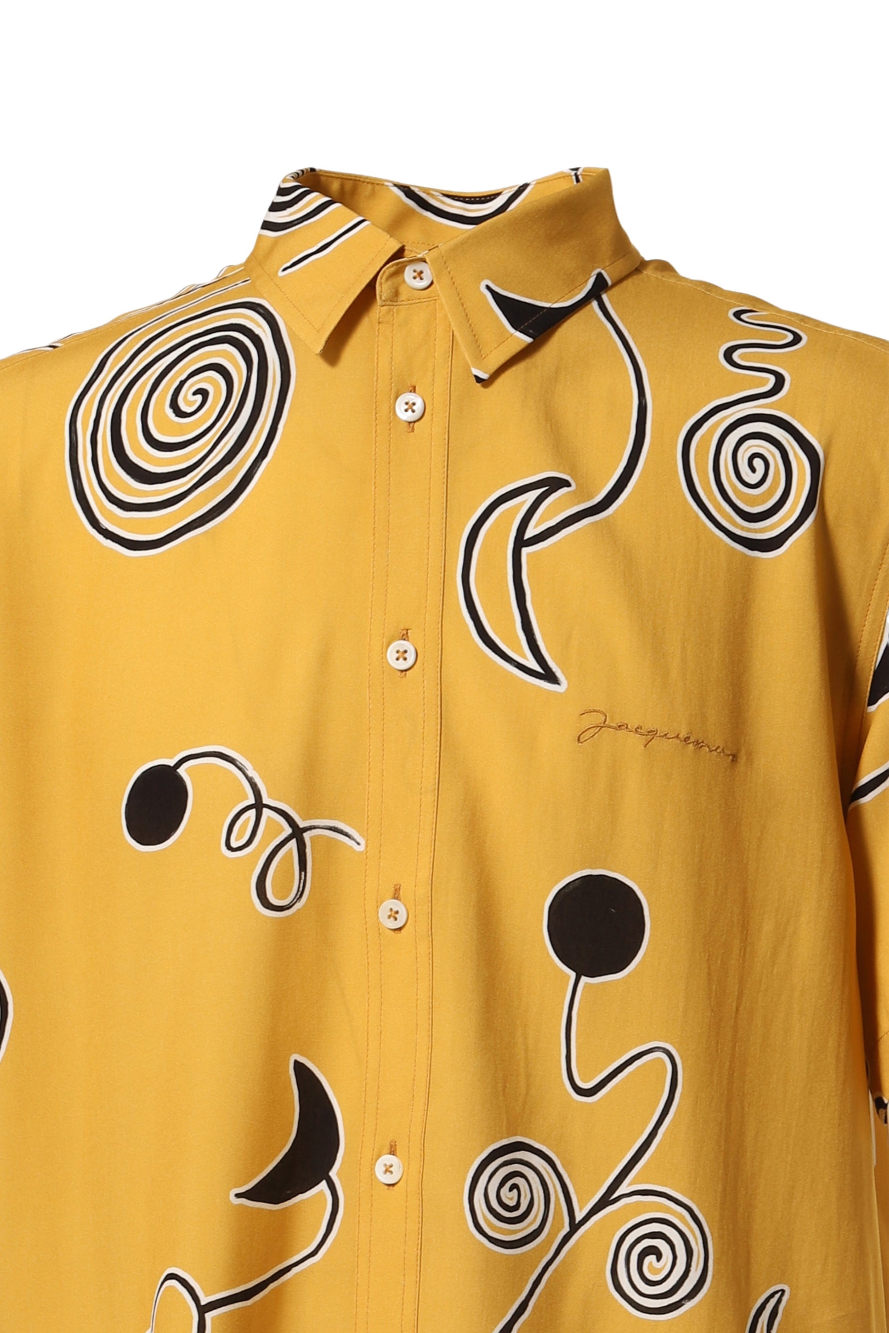 LA CHEMISE MELO / ARTY SPIRAL BLK/ORG - 4
