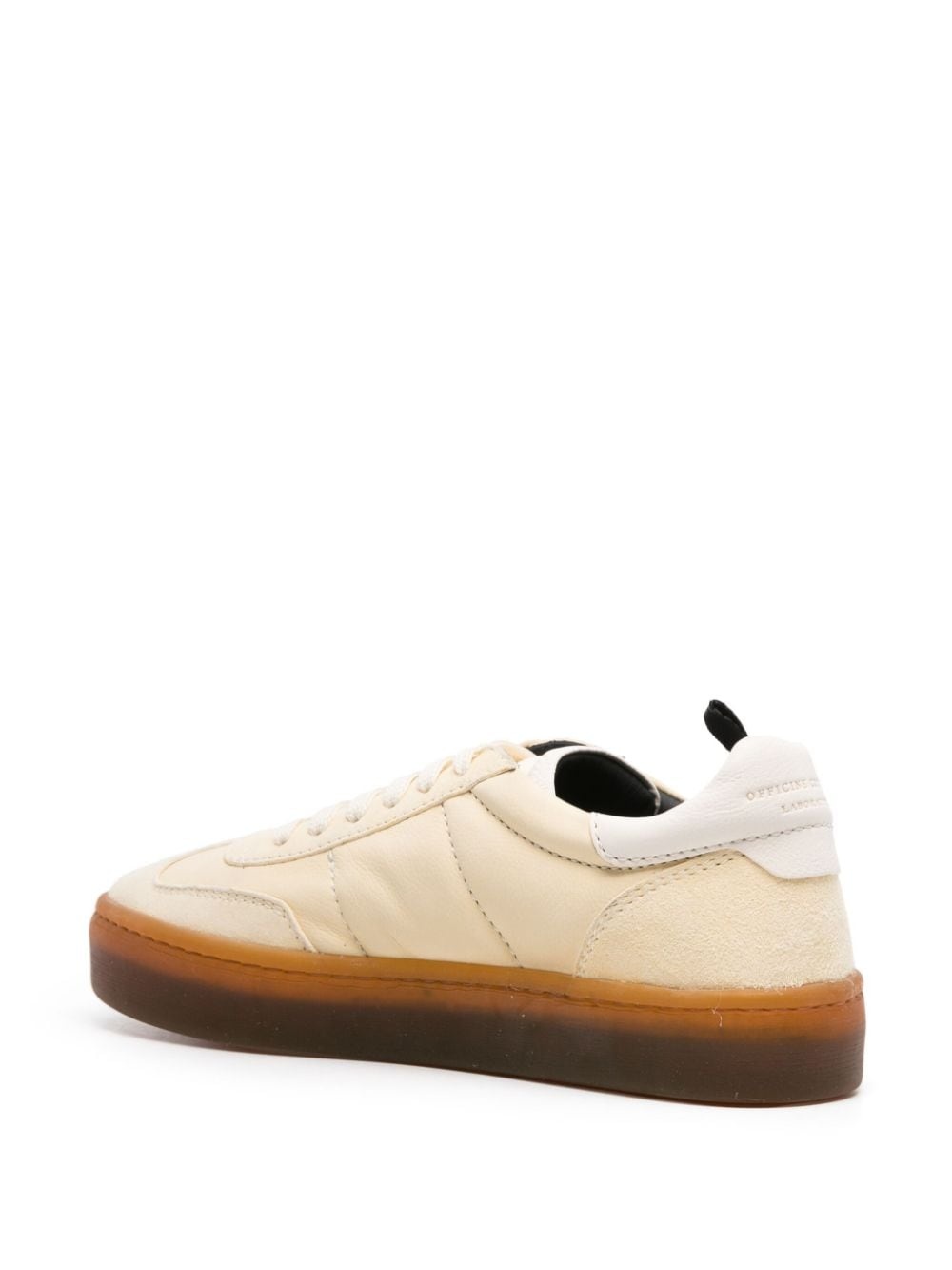 Kombined 101 leather sneakers - 3