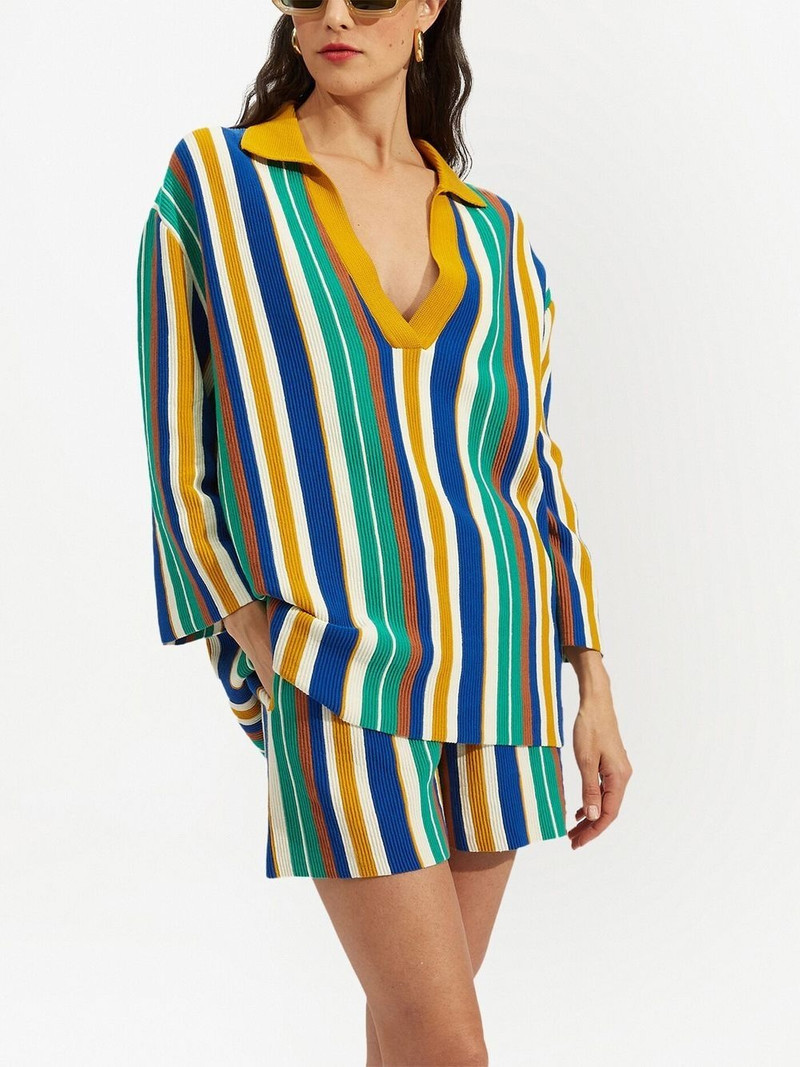 La DoubleJ Bay Polo stripe-pattern jumper outlook