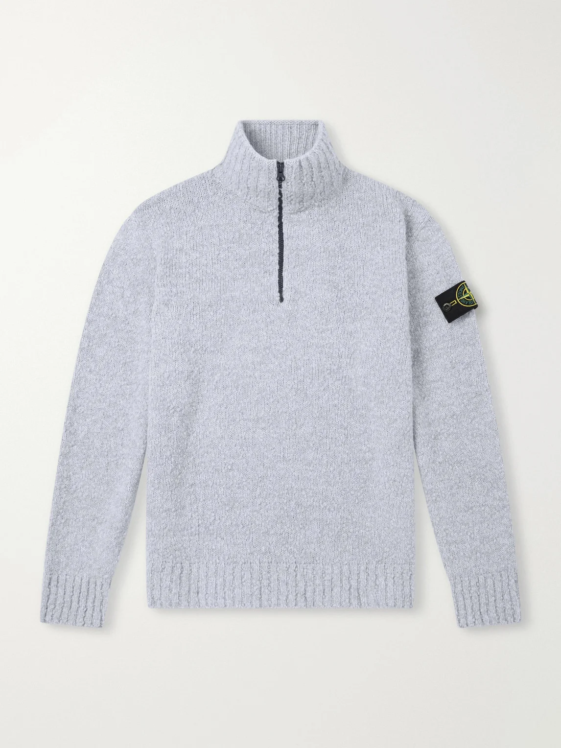 Wool-Blend Half-Zip Sweater - 1