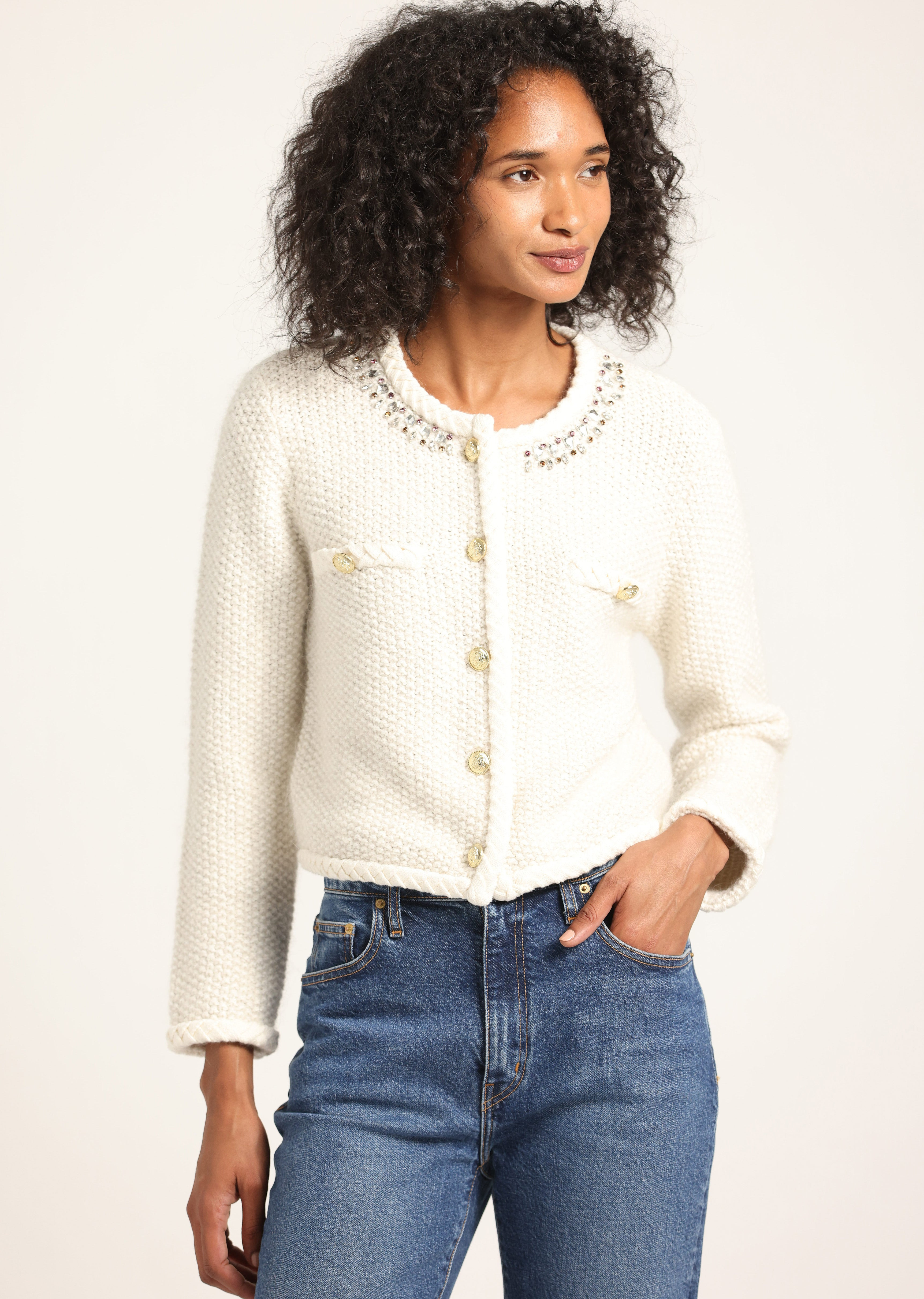 ZARIA CARDIGAN JACKET - 4