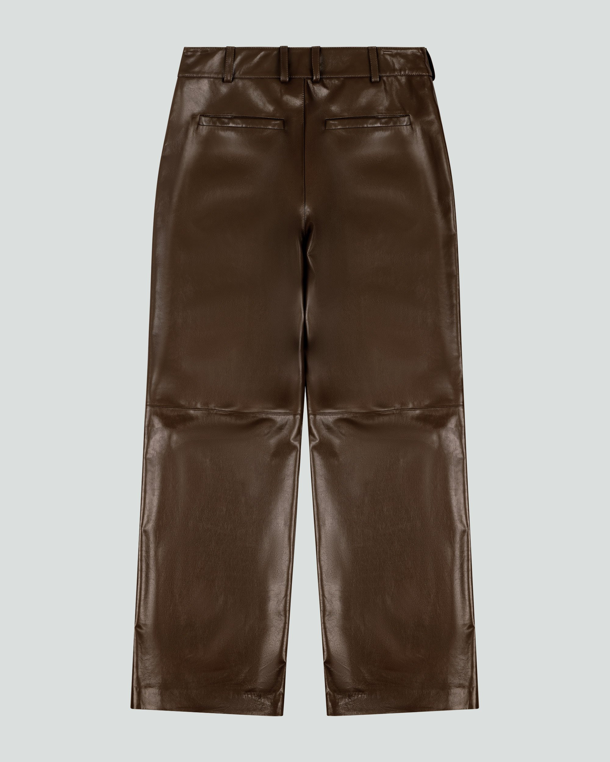 LEATHER STRAIGHT LEG PECAN - 2