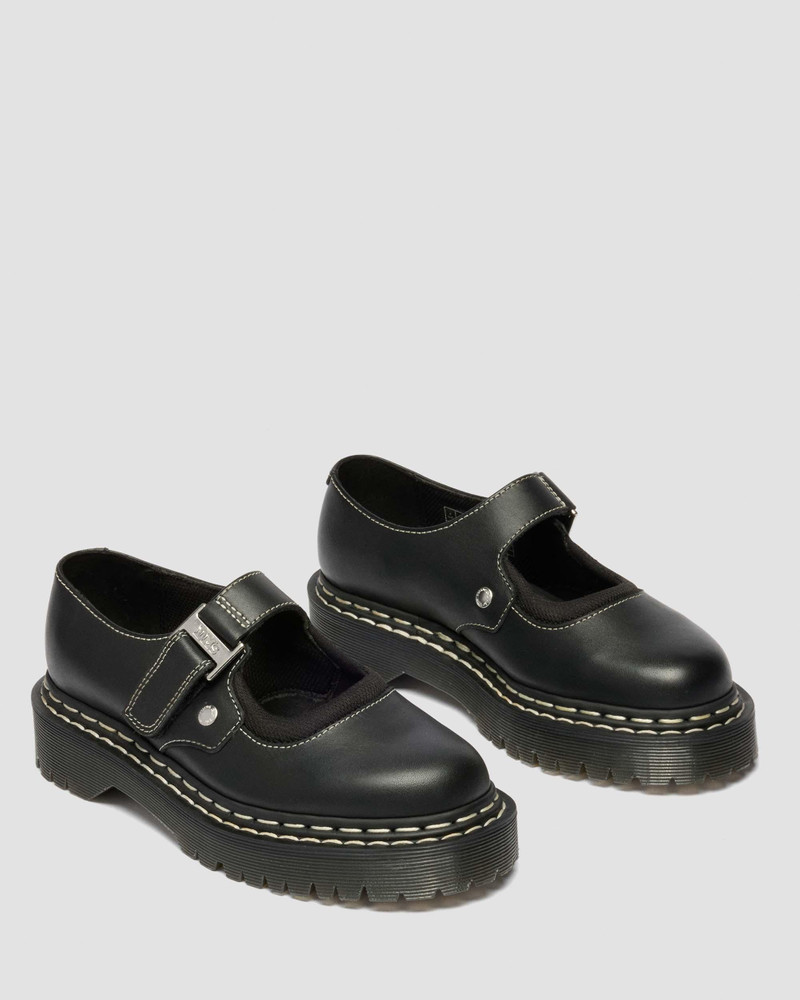 Mary Jane Bex Full Grain Leather Double Stitch Shoes 8