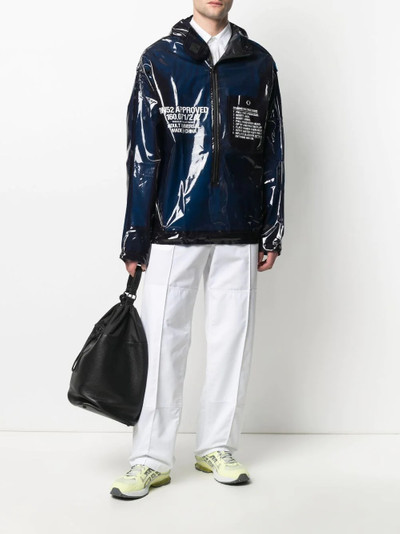 Sankuanz high-shine hooded pullover jacket outlook