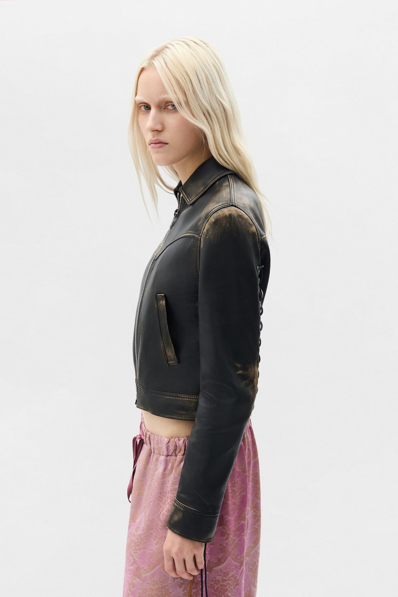 Ann Demeulemeester Guda Slim Fit Zipped Jacket outlook