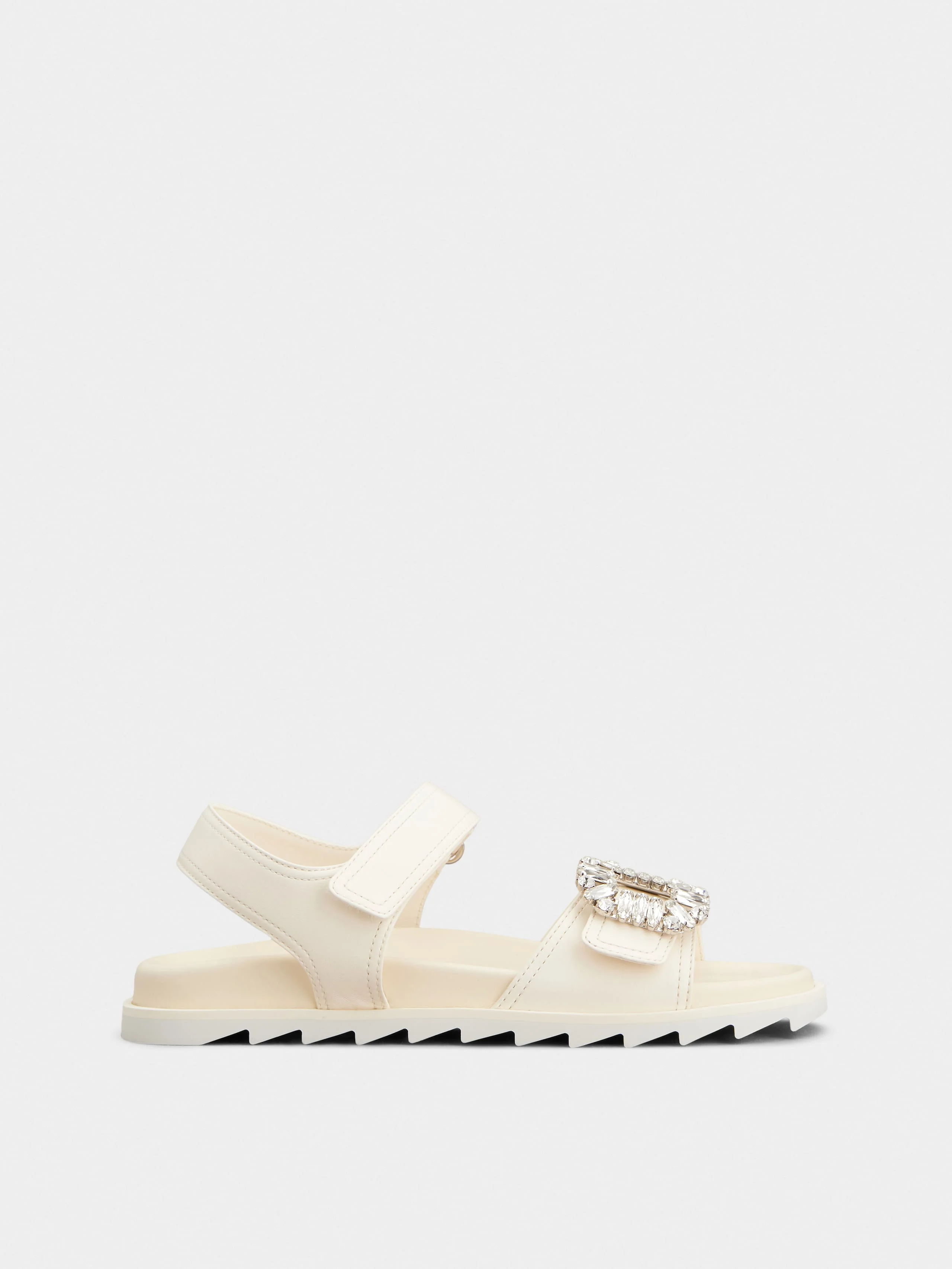 Slidy Viv' Sandals in leather - 1
