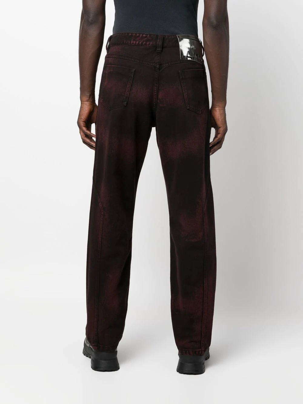 high-rise straight-leg jeans - 4