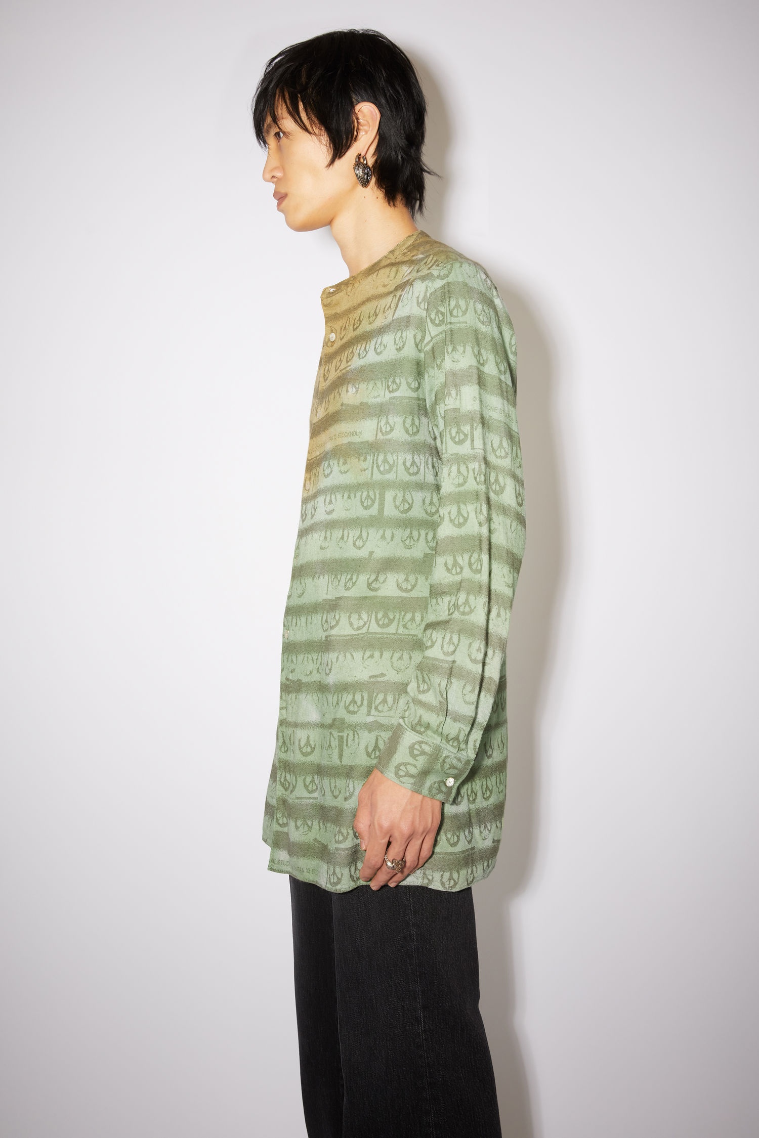 Tie-dye shirt - Green/orange - 4