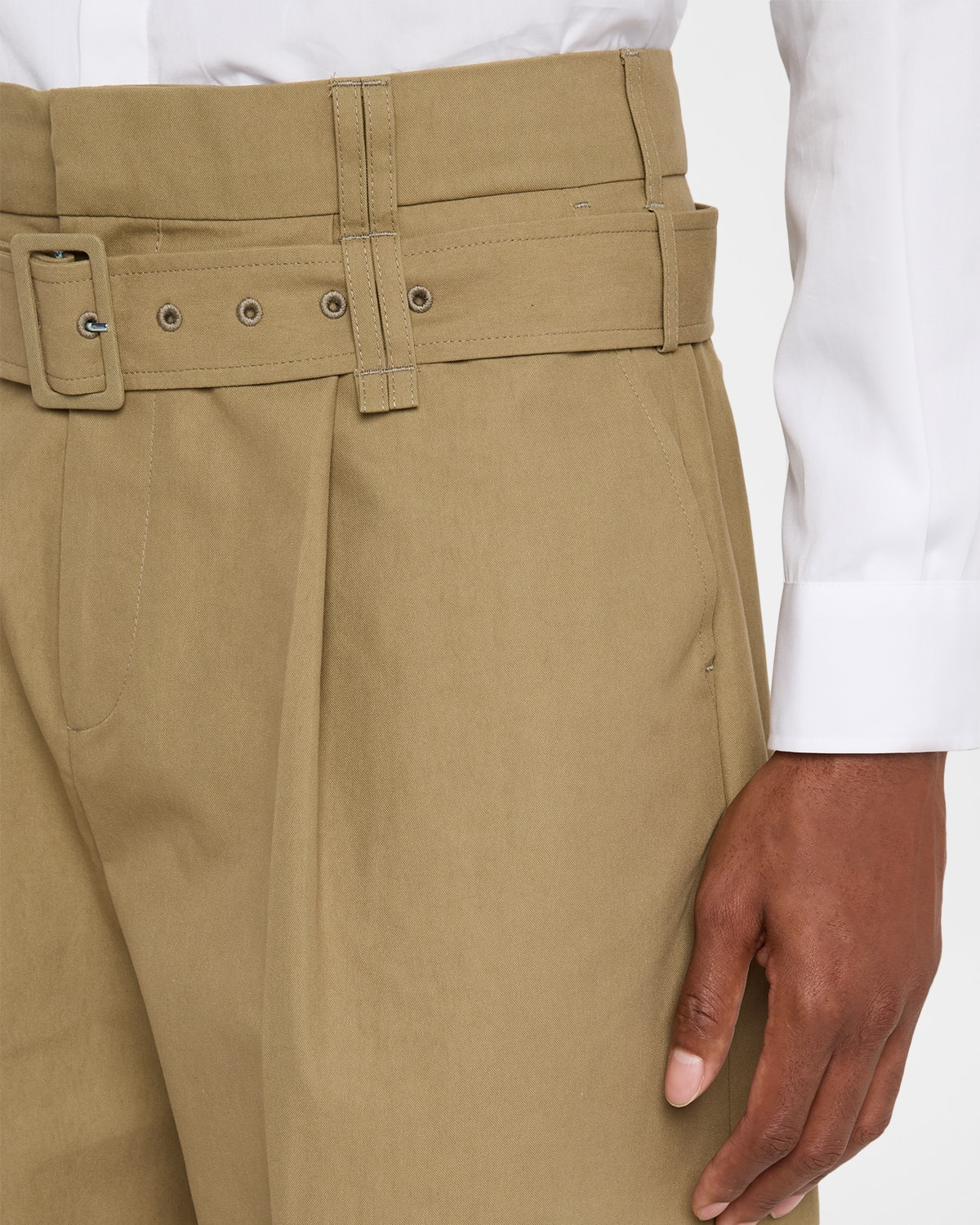 Men's Wide-Leg Multi-Belt Loop Shorts - 5