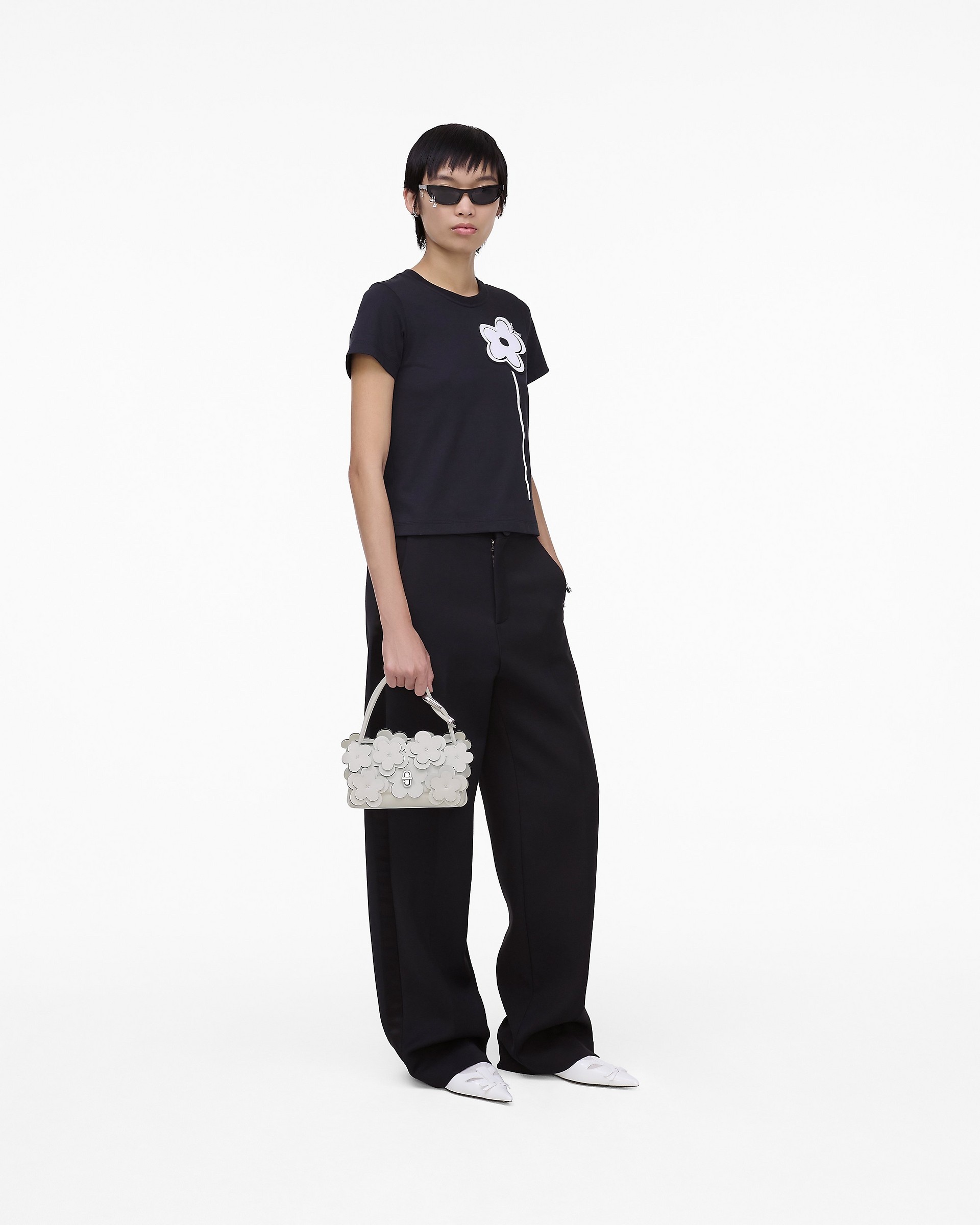 THE DAISY APPLIQUE MINI DUAL BAG - 2