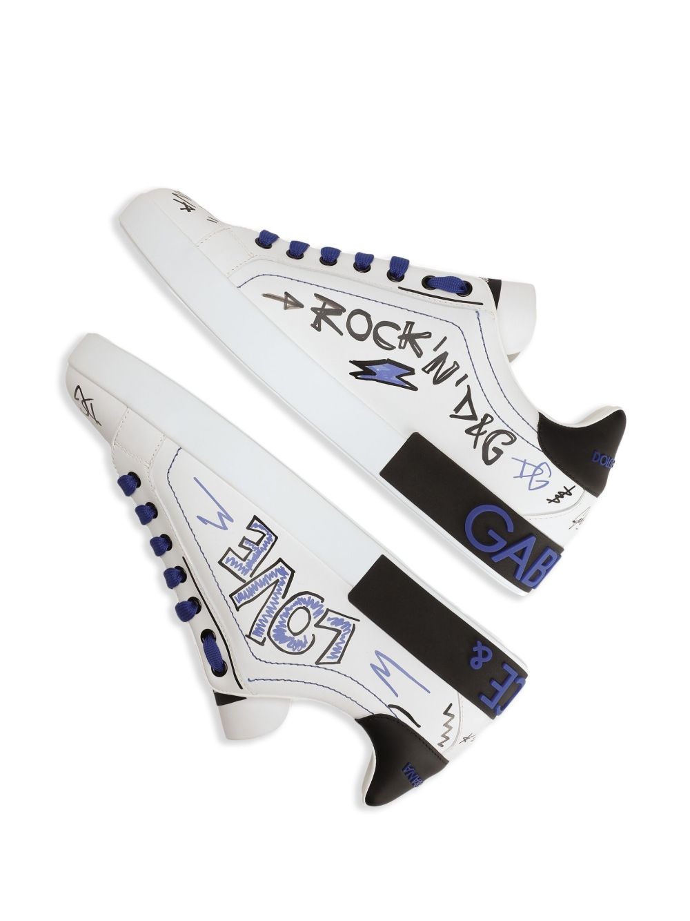 logo-print sneakers - 4