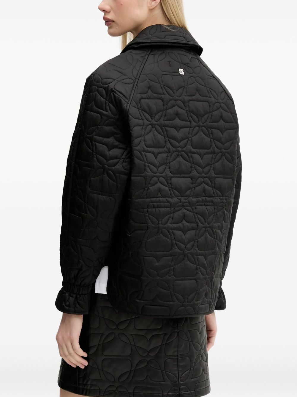 floral-quilted jacket - 3