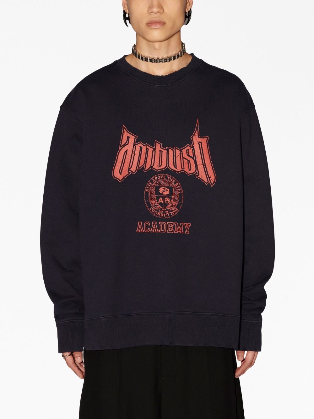 Ambush Academy cotton-blend sweatshirt - 3