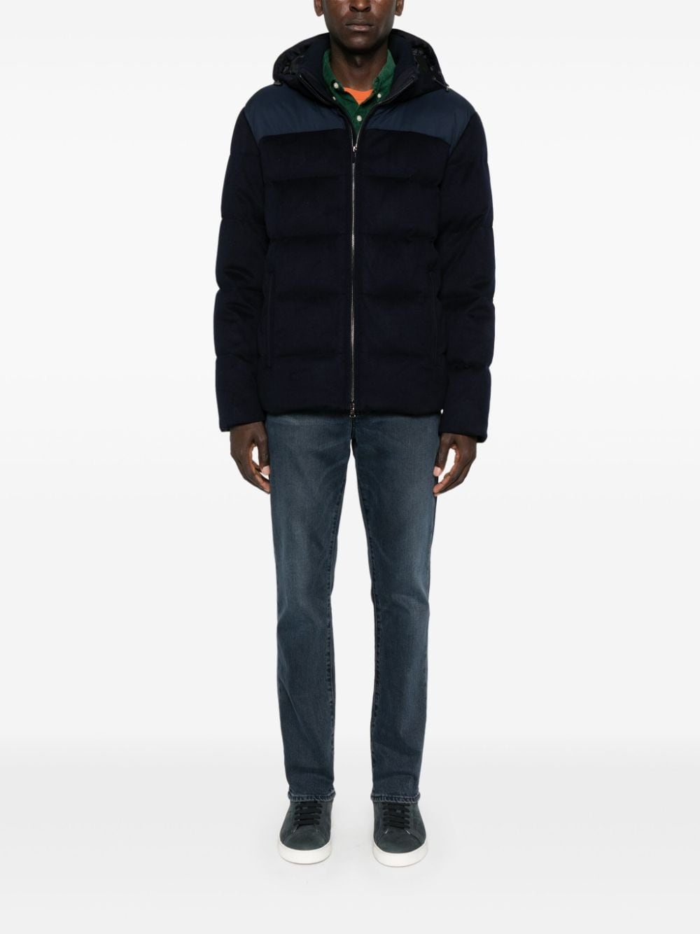 cashmere puffer jacket - 2