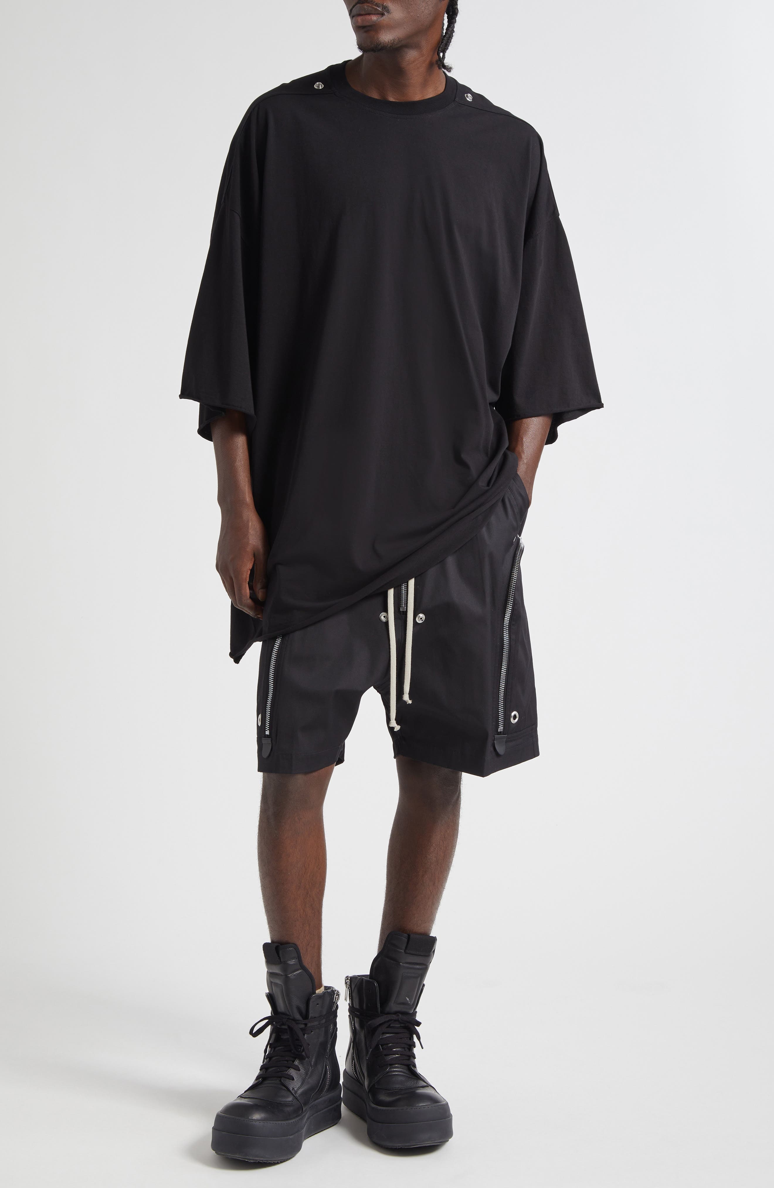 Rick Owens Tommy Oversize T-Shirt in Black at Nordstrom - 2