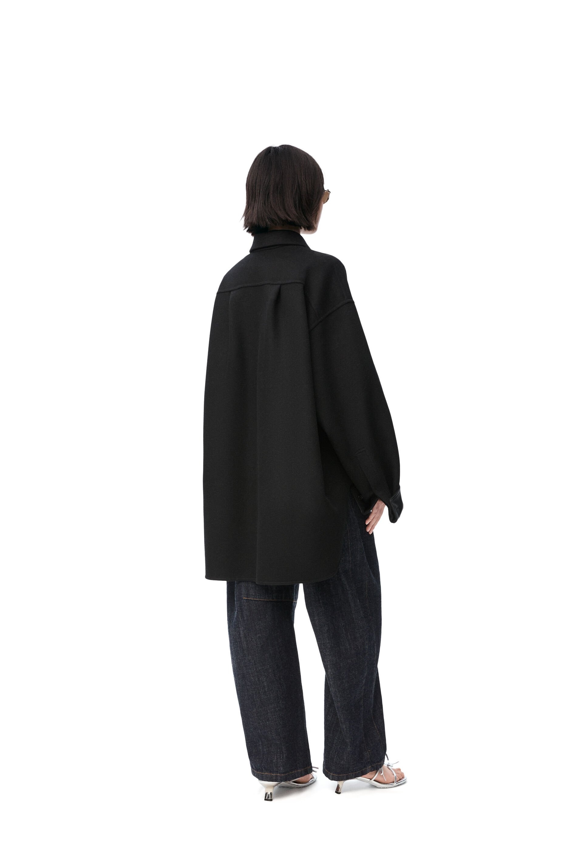 Overshirt in wool and cashmere - 4