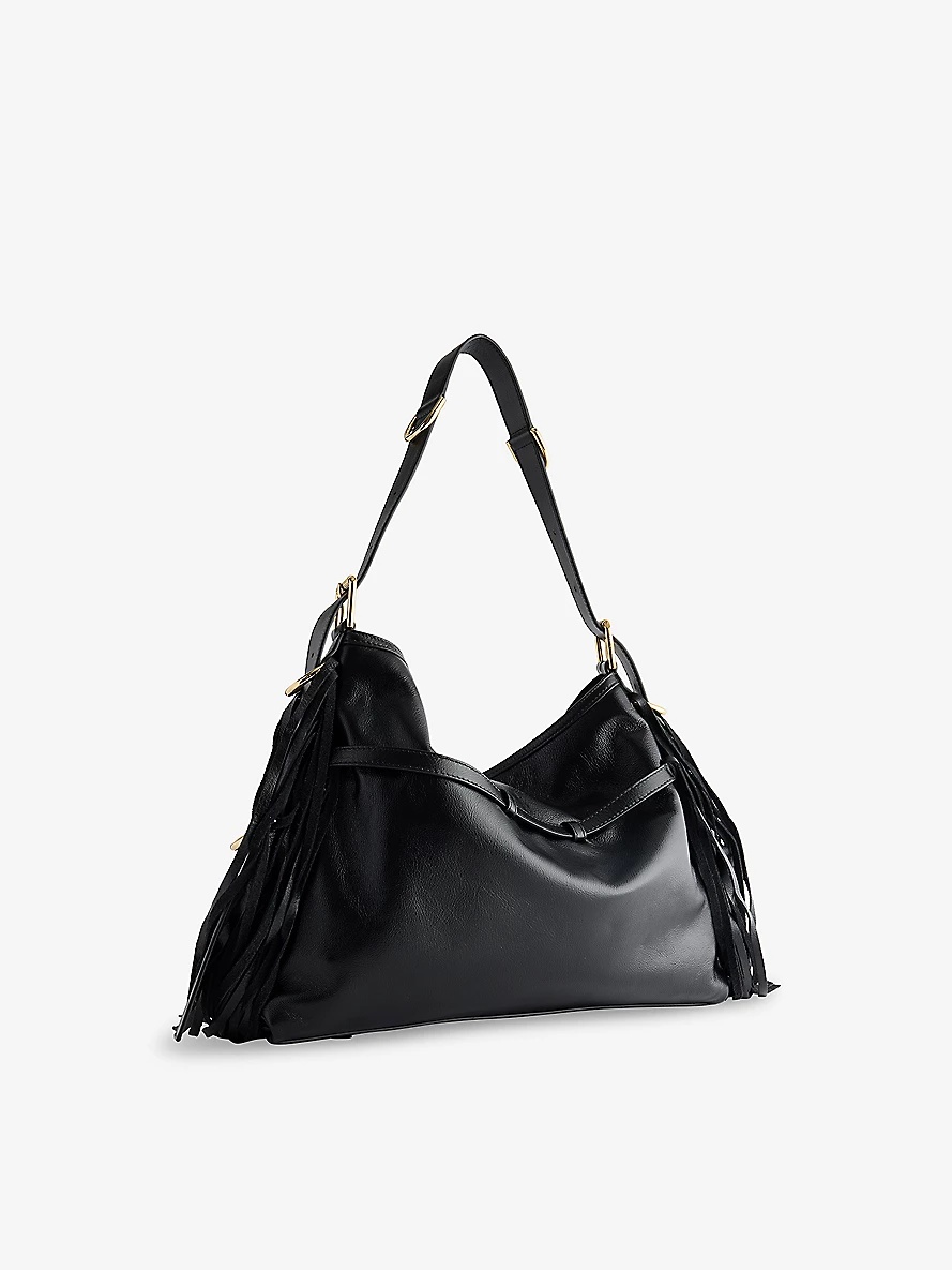 Voyou Medium Leather Shoulder Bag - 4