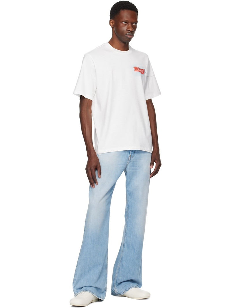 AMIRI White 'AMIRI For the World' T-shirt outlook