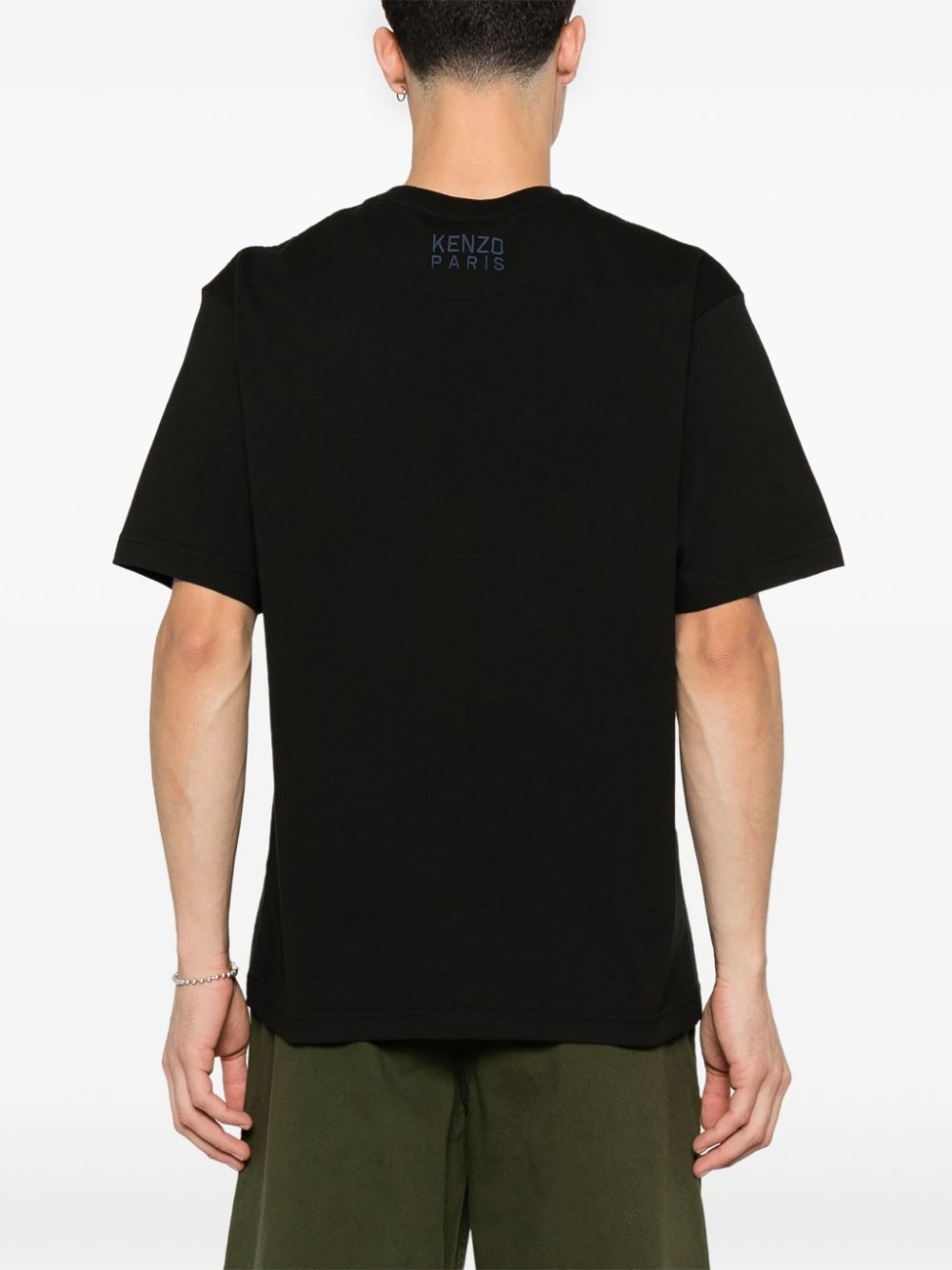 "Lucky Tiger" Embroidered T-Shirt. - 3