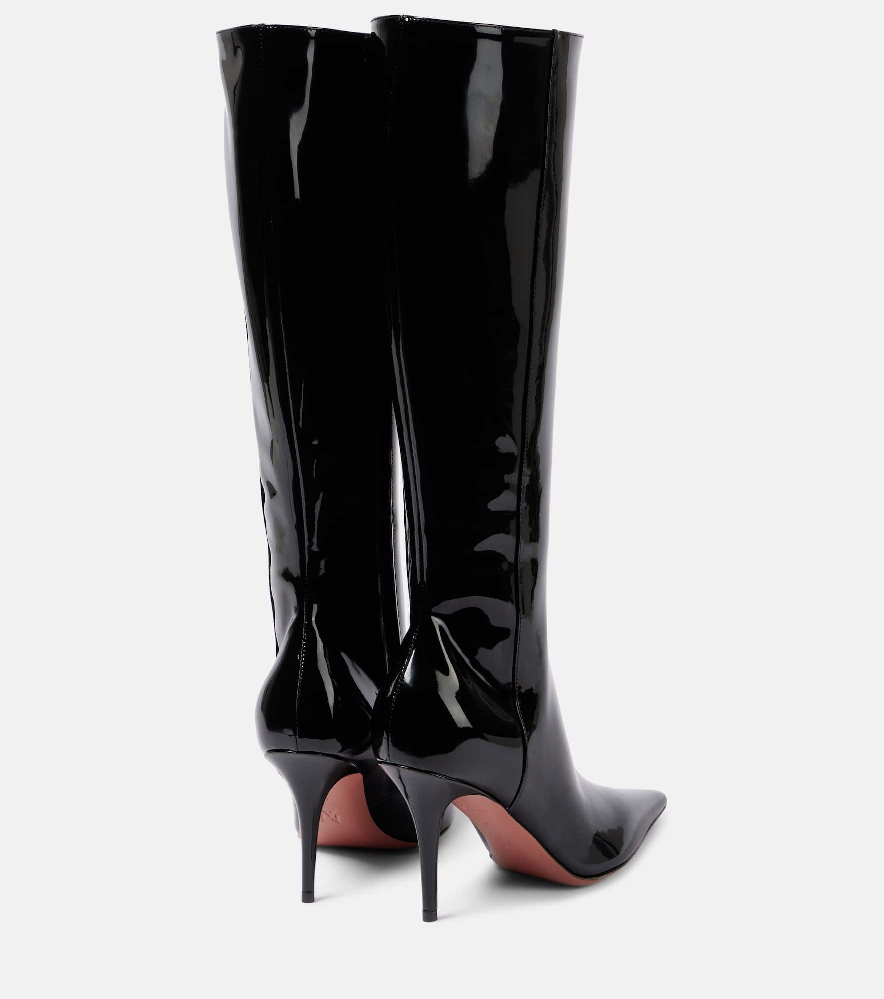 Barbara 90 patent leather knee-high boots - 2
