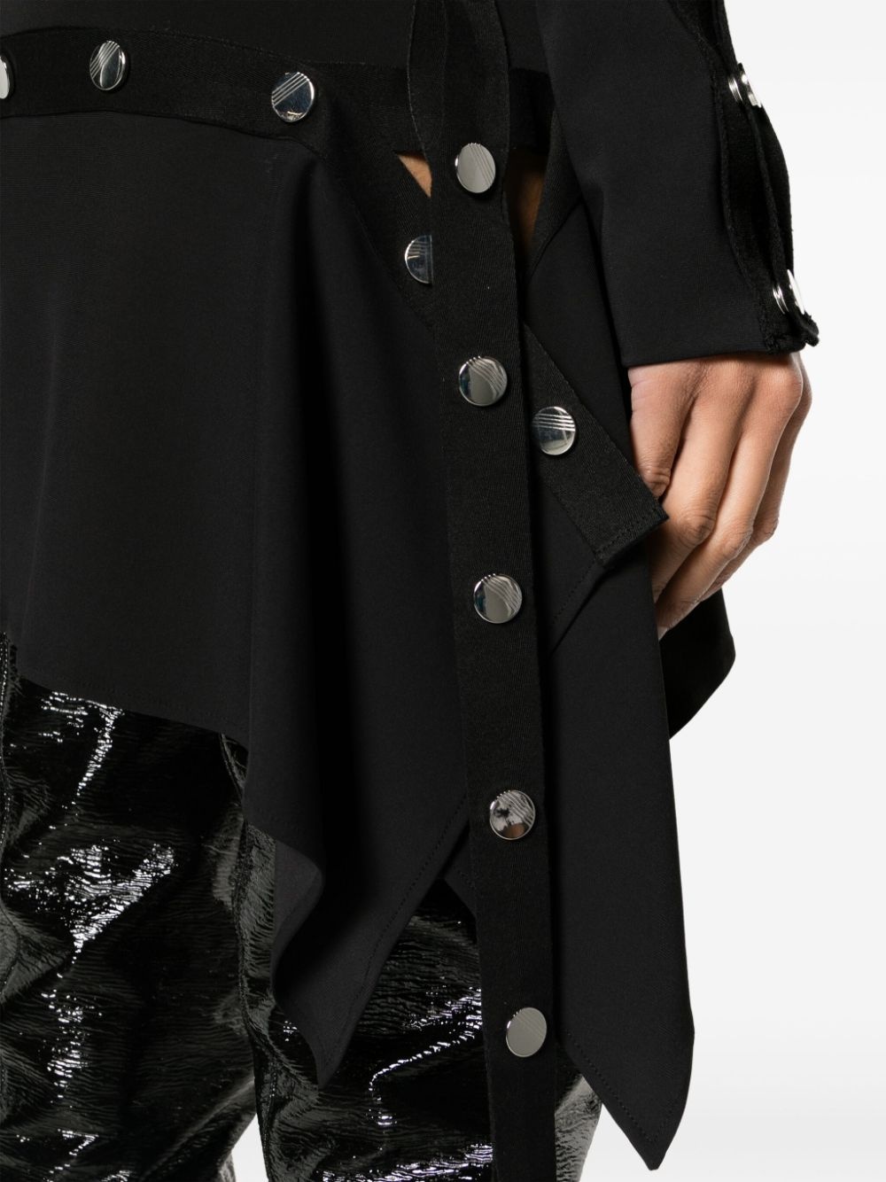 studded asymmetric convertible dress - 5