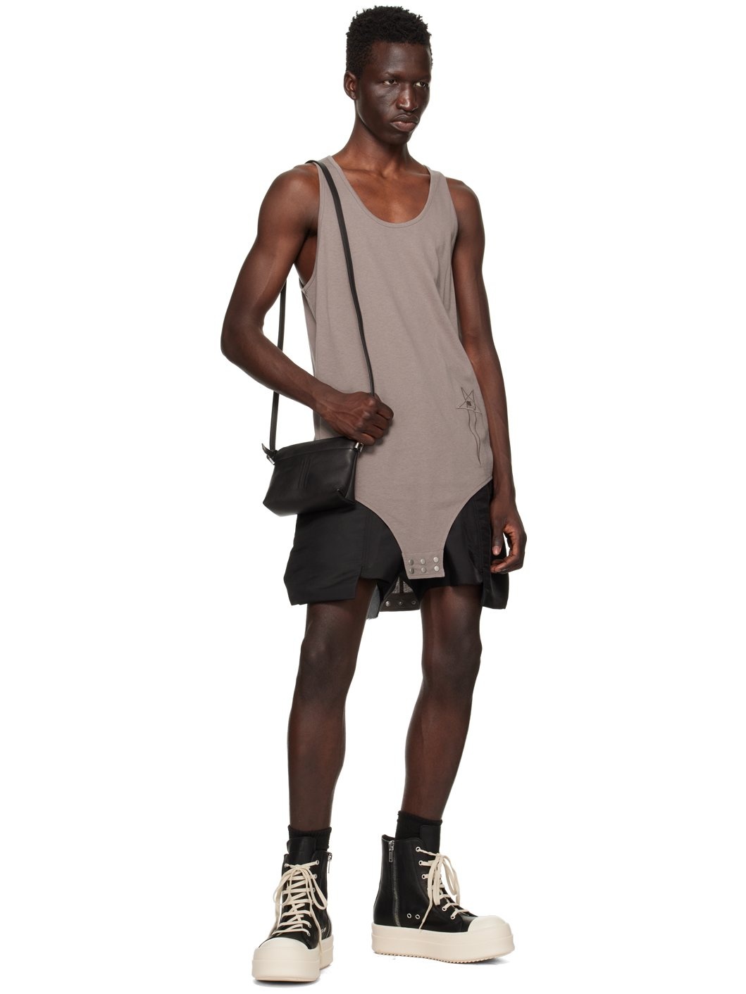 Rick Owens Black Porterville Small Adri Bag | ssense