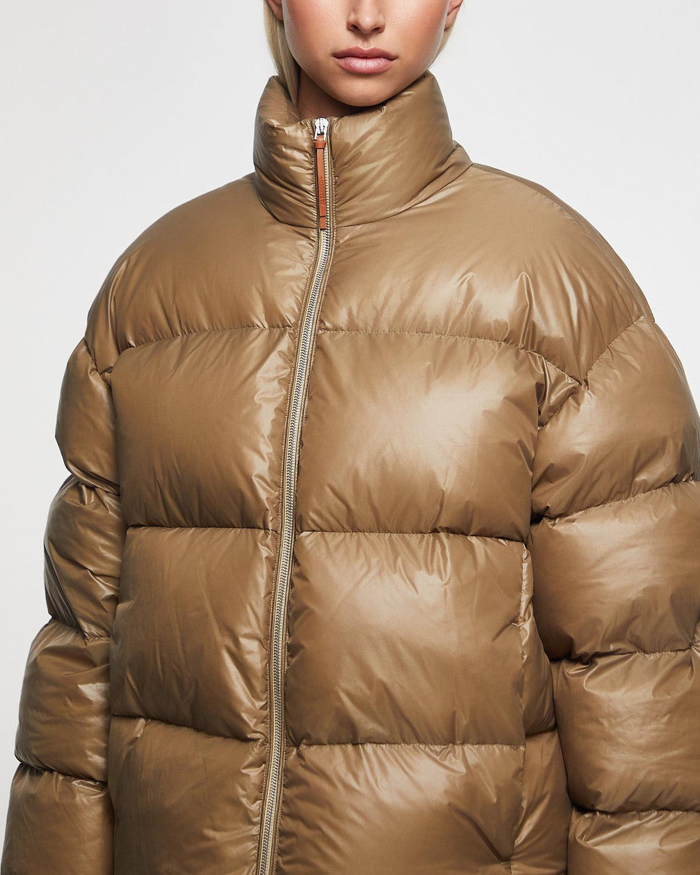 Jacket Down Puffer 184 Beige - 5