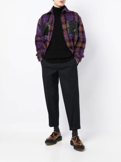 Kolor tapered cropped trousers outlook