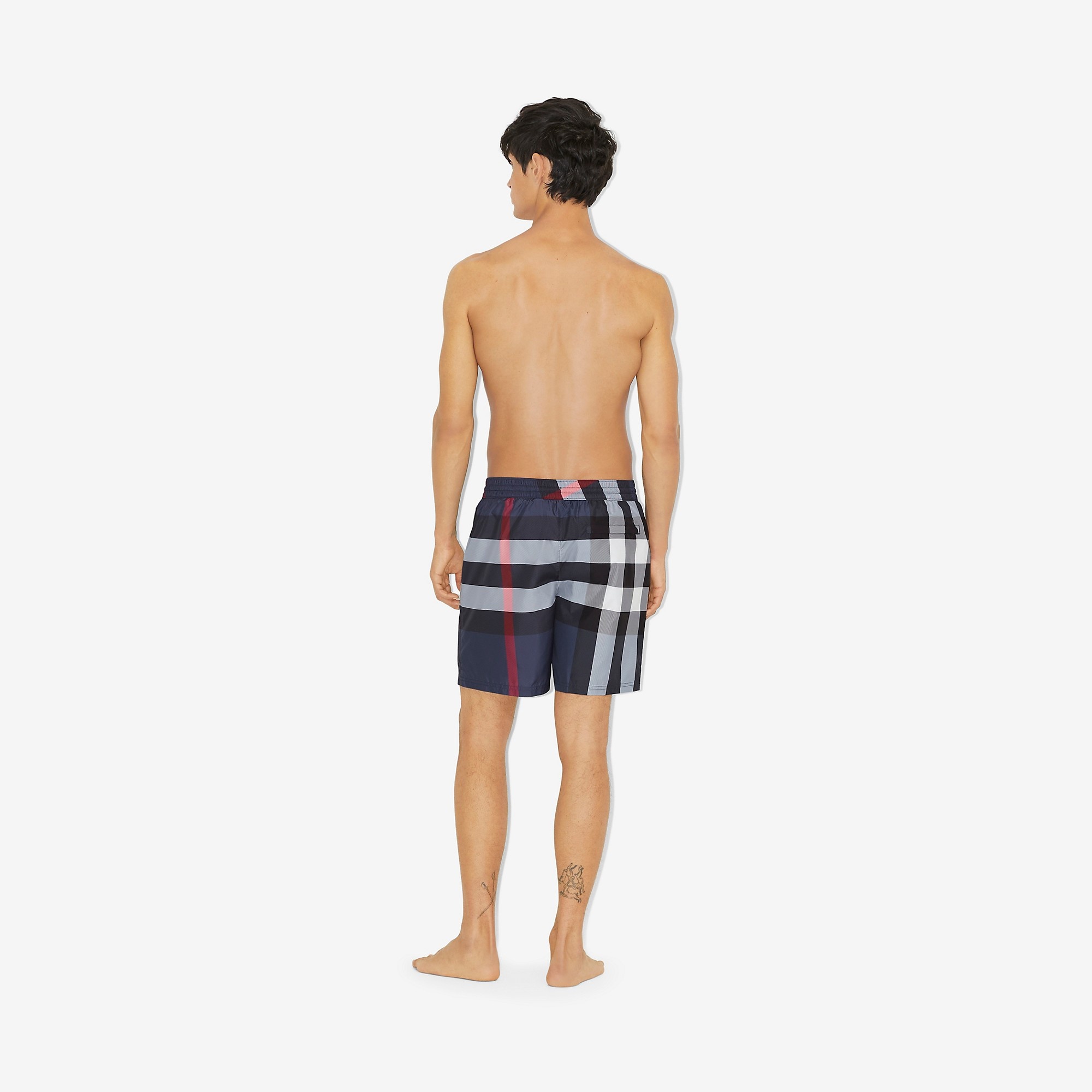 Check Drawcord Swim Shorts - 4