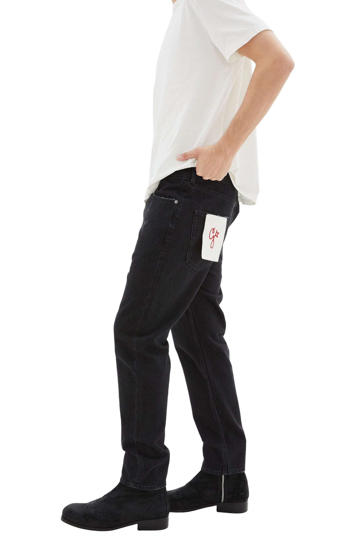 HAPPY ONE WASHED DENIM (BLACK) - 3