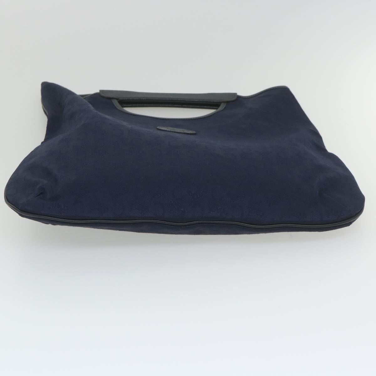 CELINE C Macadam Canvas Hand Bag Navy - 6