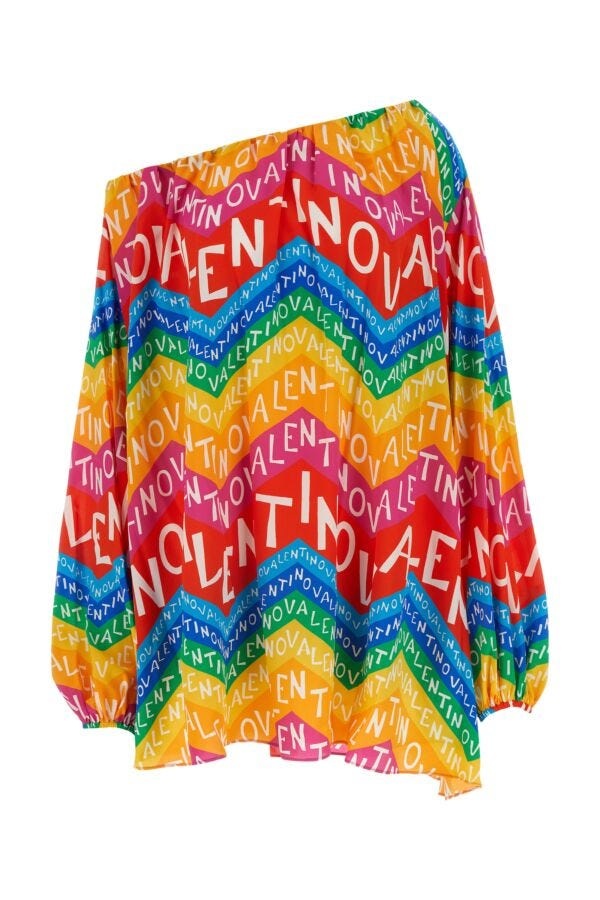 Valentino Printed crepe Valentino Garavani Escape one