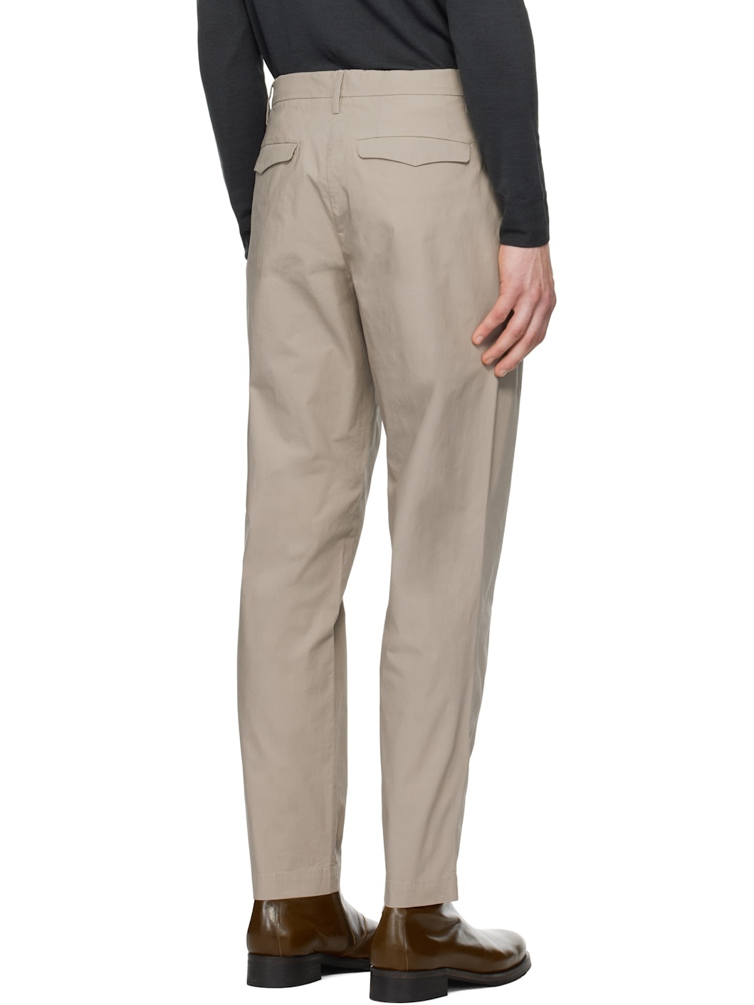 Beige Masco Vion Trousers - 3