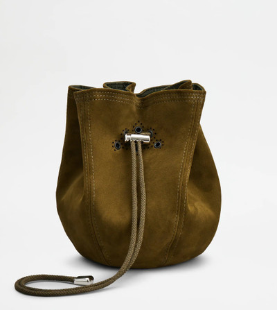 Tod's HAT IN SUEDE - GREEN outlook