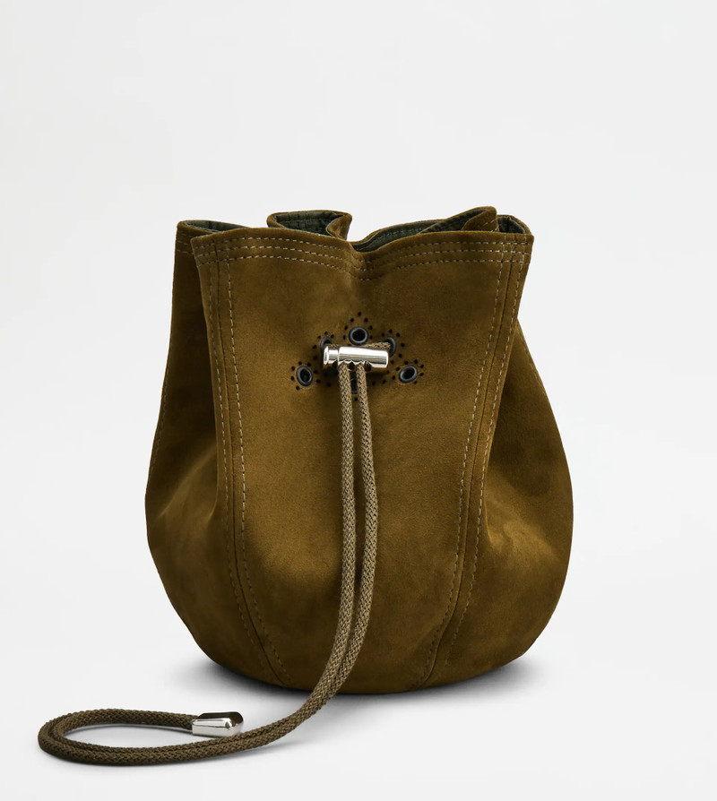 Tod's HAT IN SUEDE - GREEN outlook