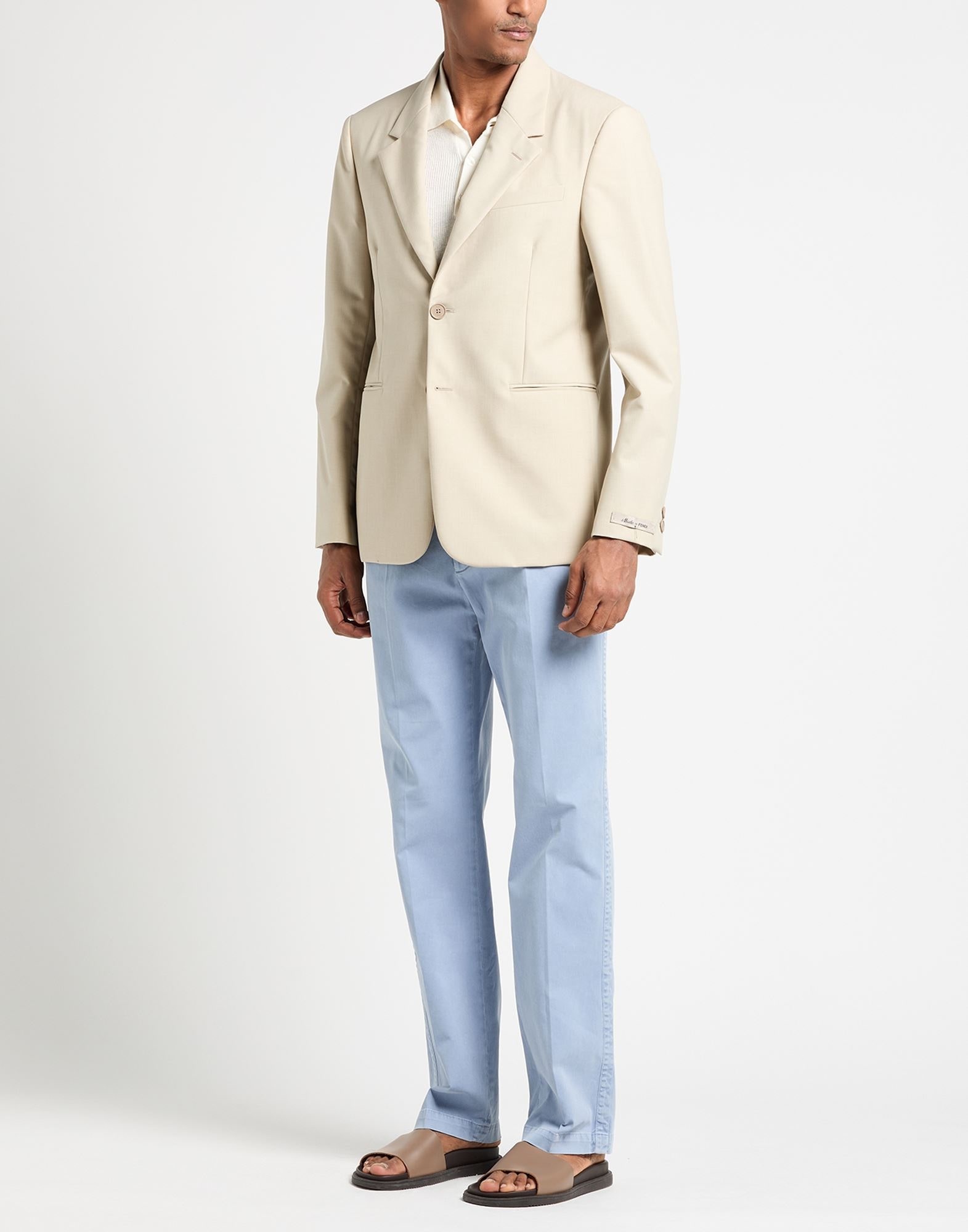 Beige Men's Blazer - 3