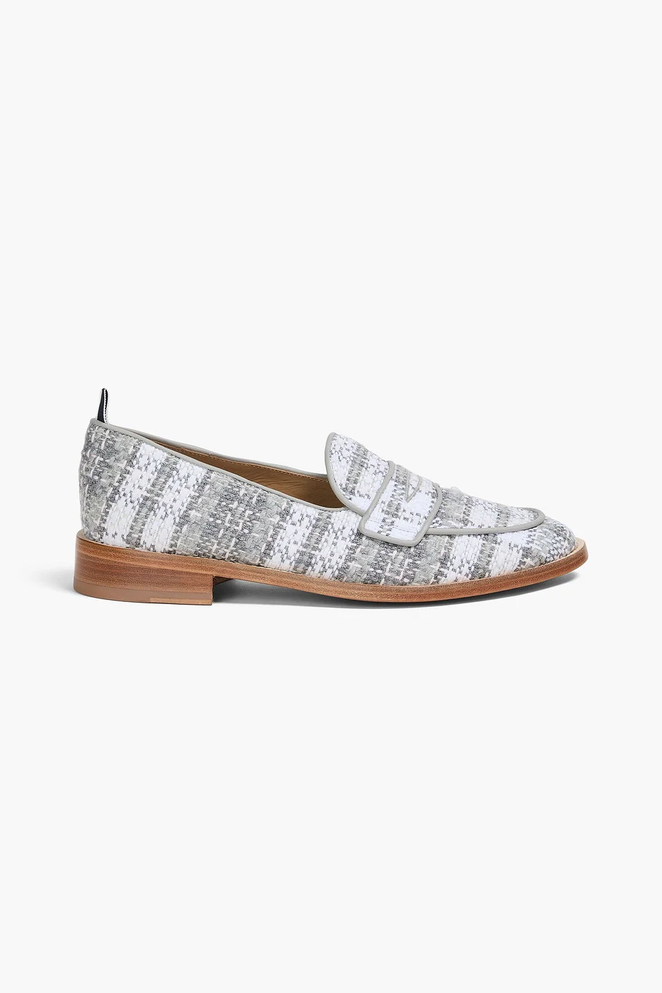 Varsity tweed loafers - 1