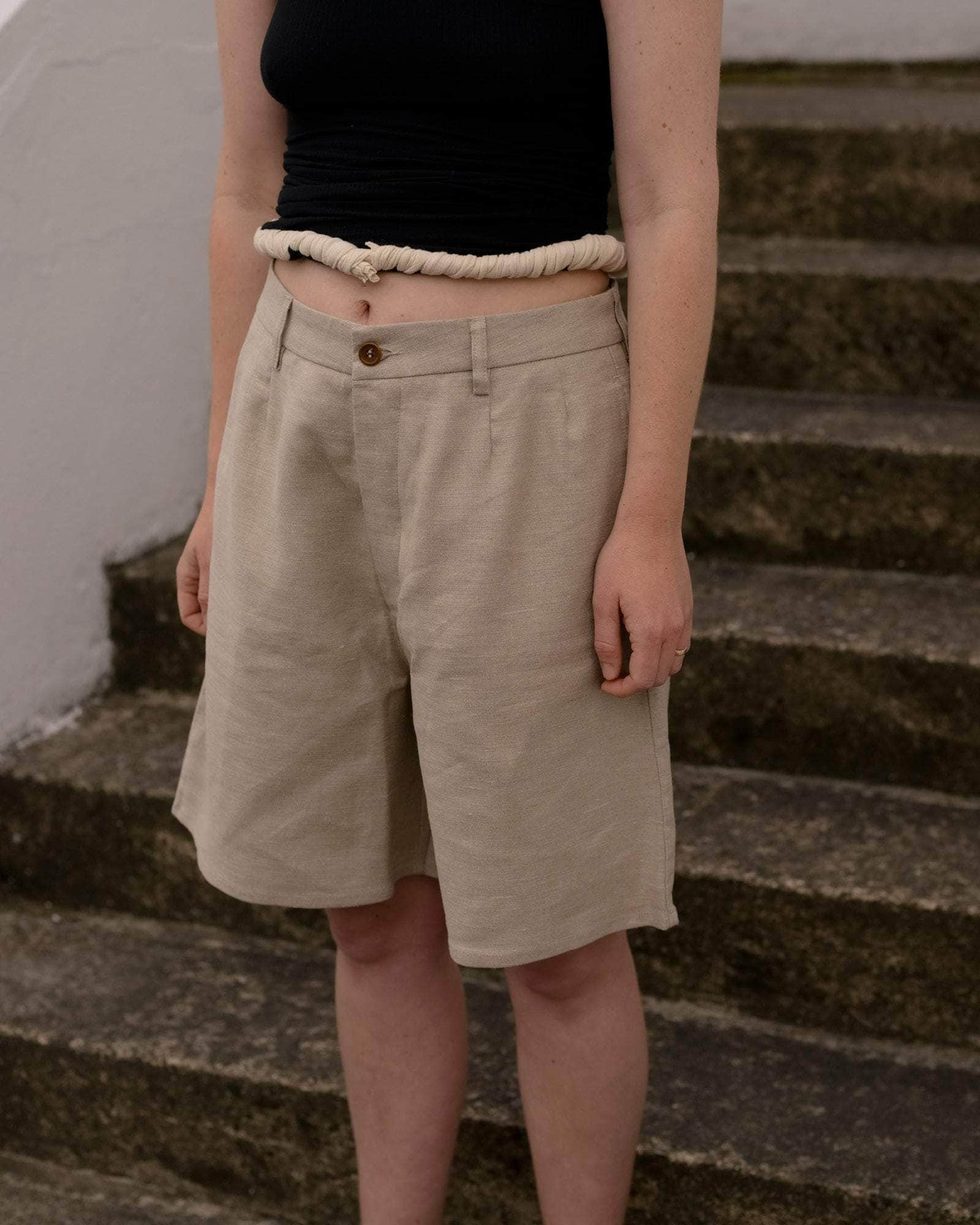 Kile Shorts - Fine Linen - 4