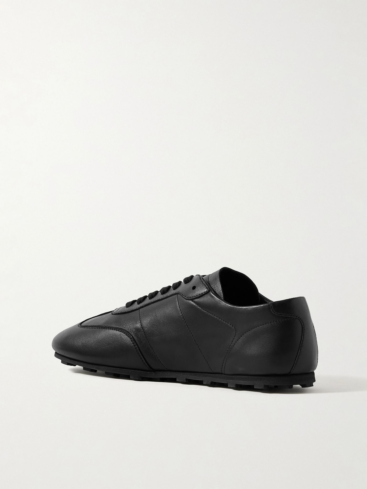 Leather sneakers Black - 3
