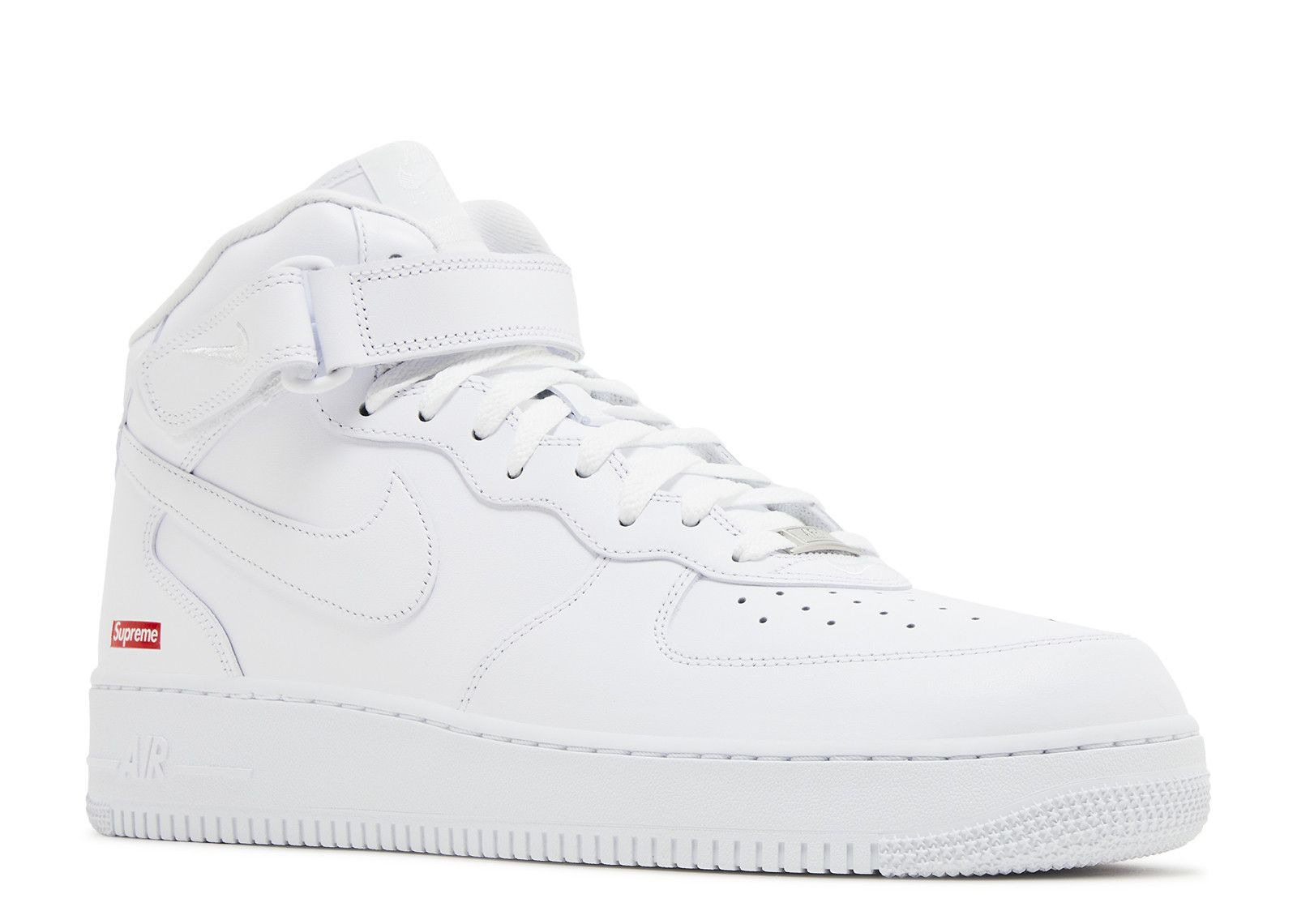 SUPREME X AIR FORCE 1 MID 'BOX LOGO - TRIPLE WHITE' - 2