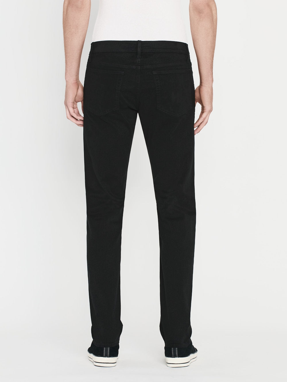 L'Homme Slim Brushed Twill in Noir - 7