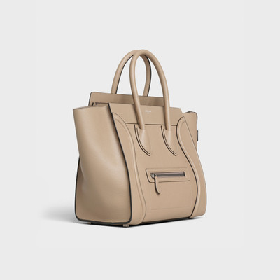 CELINE MINI LUGGAGE HANDBAG  IN  DRUMMED CALFSKIN outlook