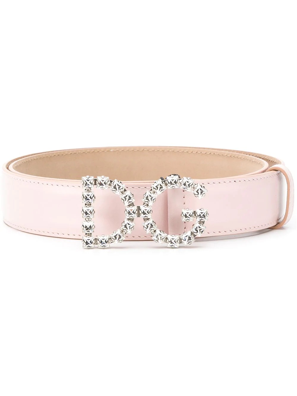 DG Crystal Logo Buckle belt - 1