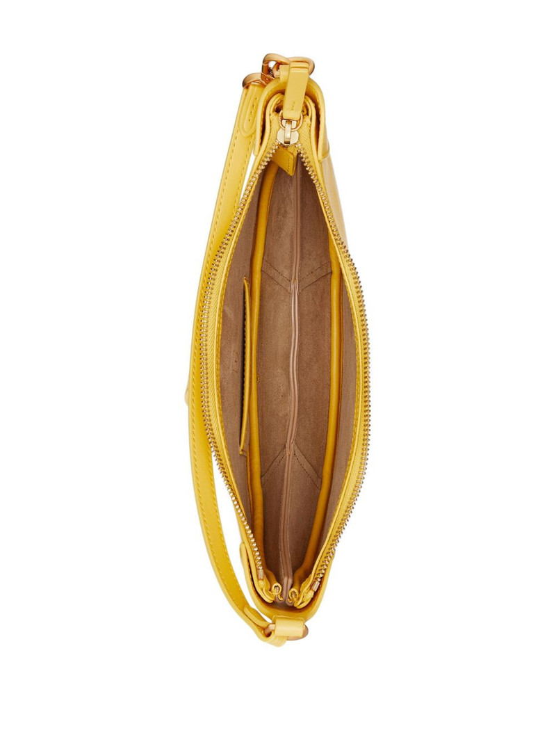 crescent-shape leather shoulder bag 5