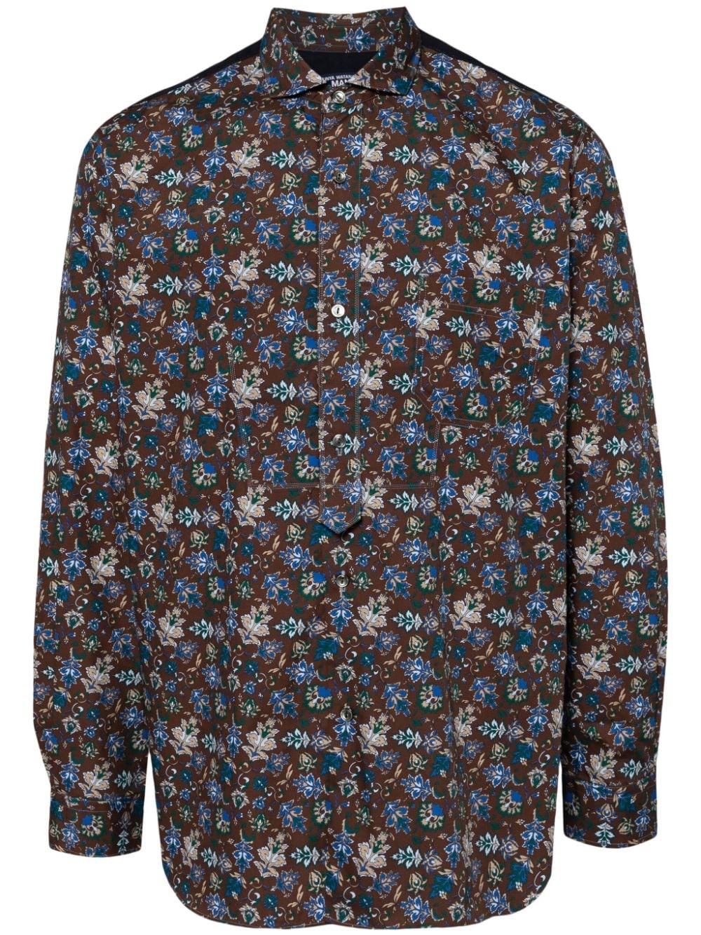 paisley striped cotton shirt - 1