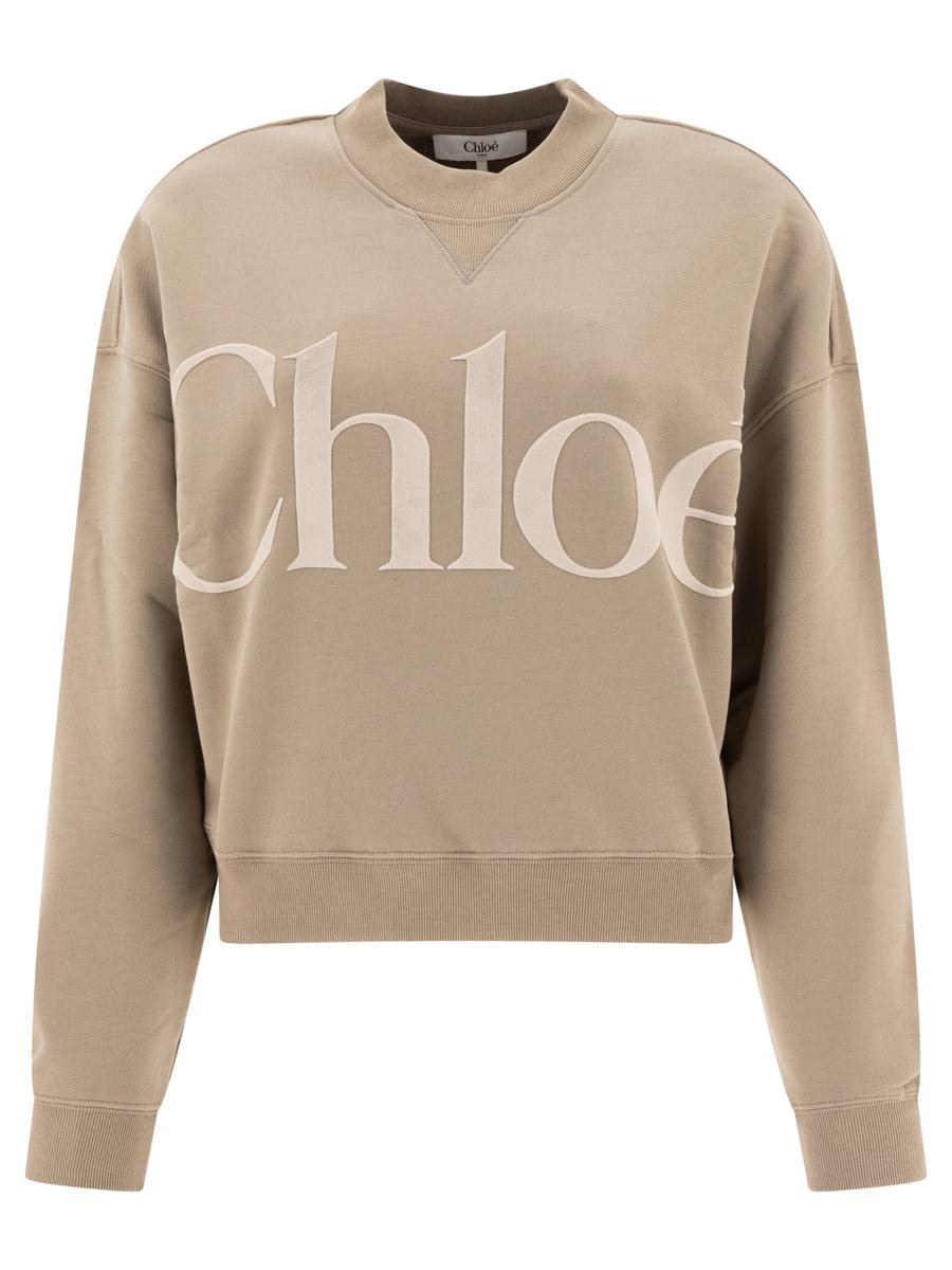 Chloé Cotton Fleece Sweatshirt - 1