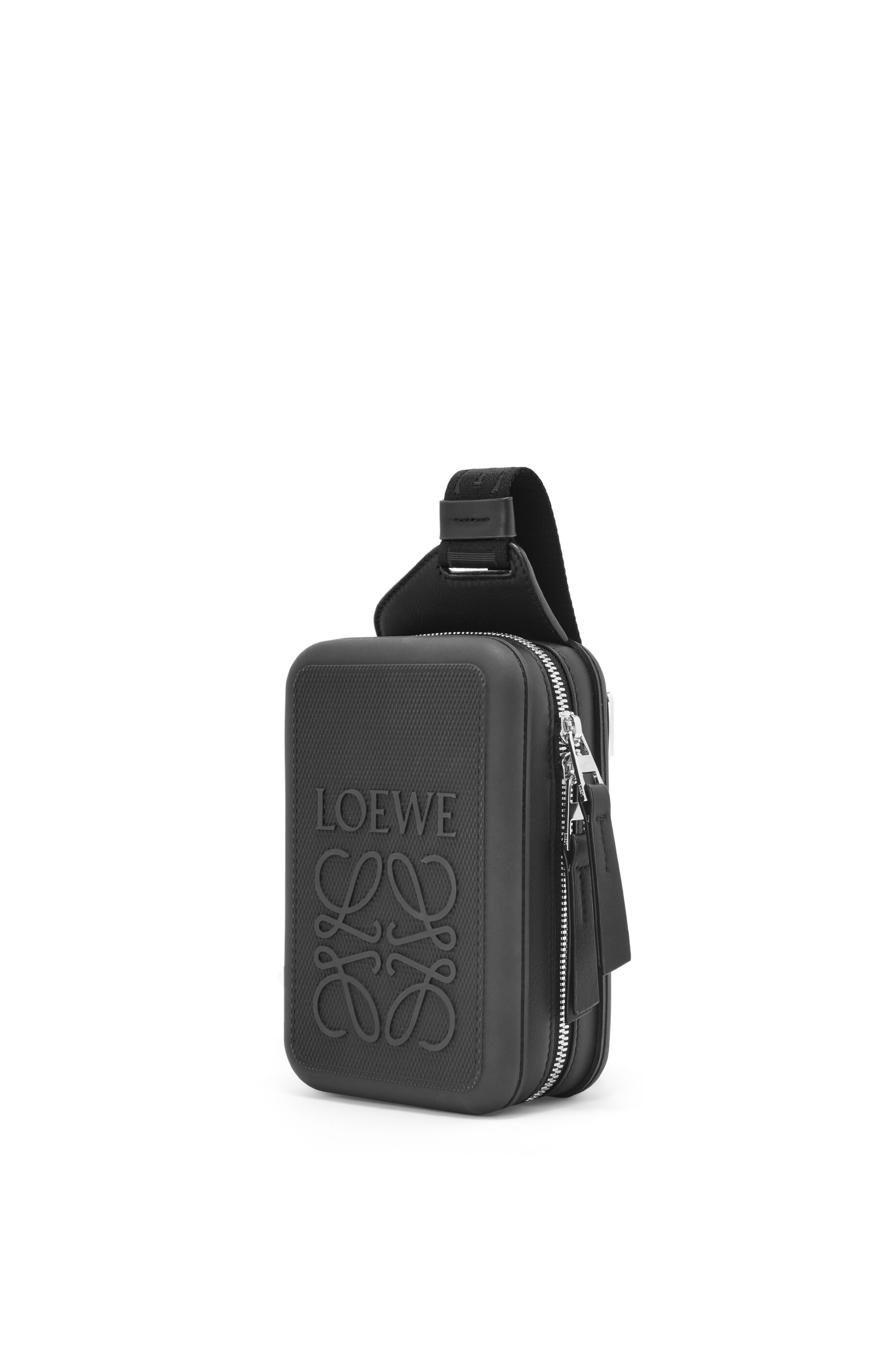 Molded Sling in diamond rubber and calfskin - 3