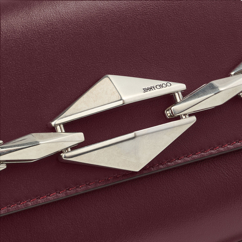 Diamond Shoulder East-West S
Garnet Calf Leather Shoulder Bag 5