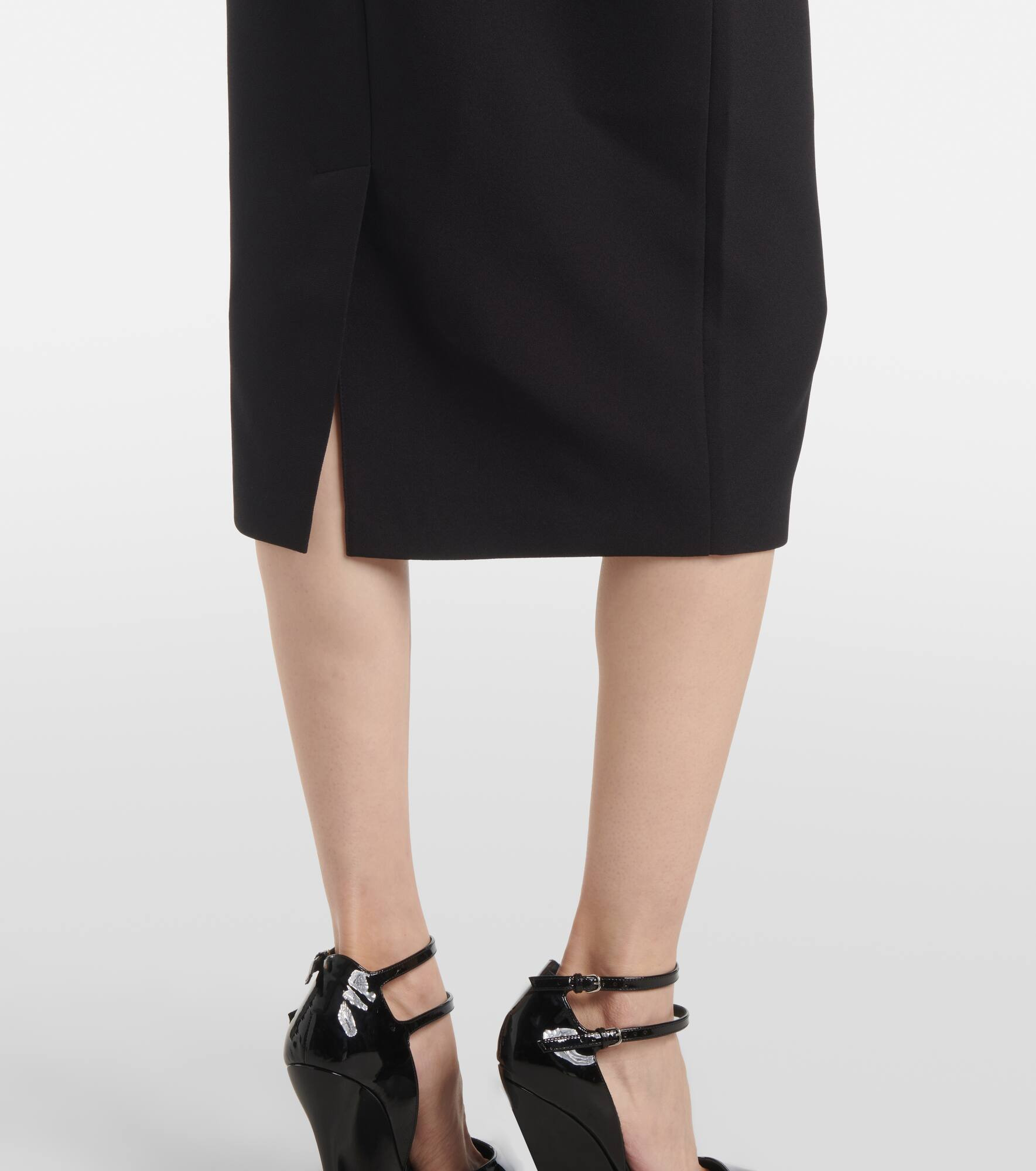 Hokoku crêpe pencil skirt - 5